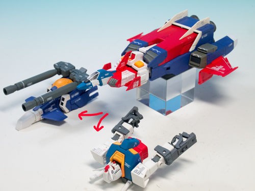 レビュー GFF #0004 Gアーマー（RX-78 and G-FIGHTER） 2/2 : ふぃぎゅる！