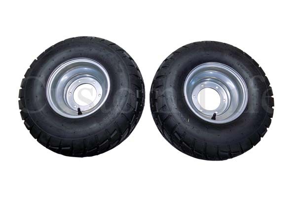 ジャイロ 6穴 8インチ てっちんホイール オンロードタイヤ SET