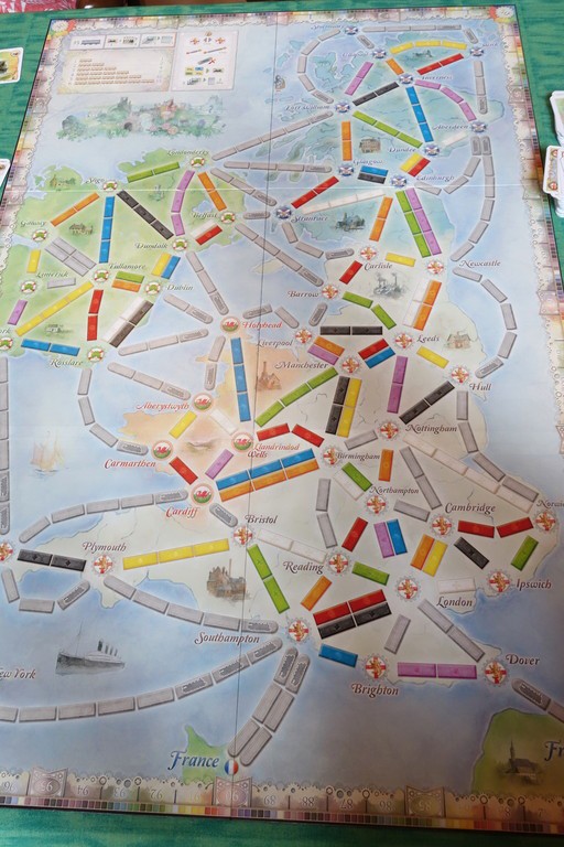 チケットトゥライド』拡張『イギリス／United Kingdom』 リプレイ