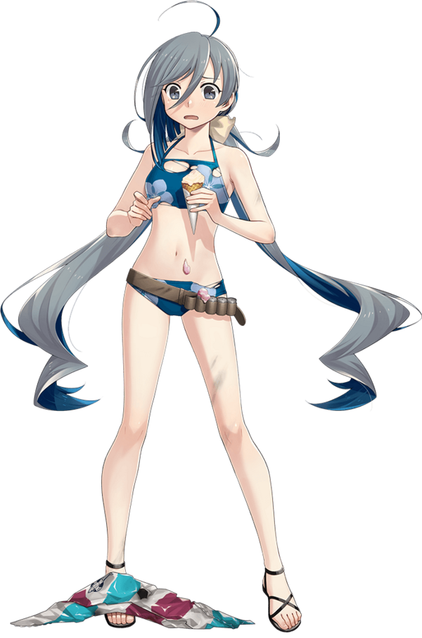 艦これアーケード 艦これアーケード ジョンストン改 水着mode ホロ