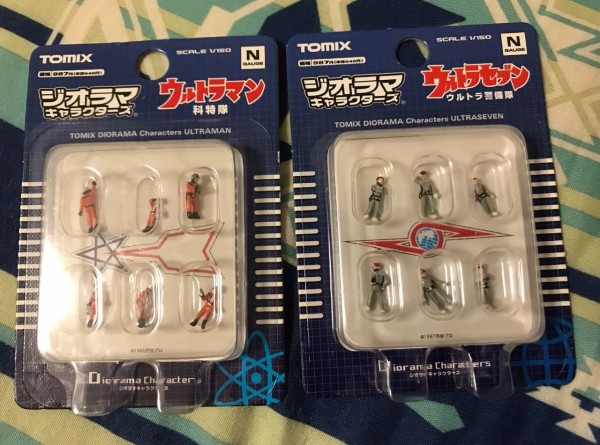 Nゲージ】ジオラマキャラクターズ 科学特捜隊&ウルトラ警備隊 レビュー