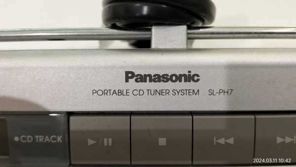 1997/平成9/Panasonic/SL-PH7/ポータブルCDチューナーシステム/西堀晋