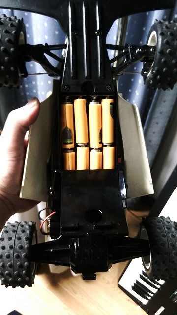 北*急様 タミヤラジコンQD SHOOTING STAR 乾電池からバッテリーへ 北