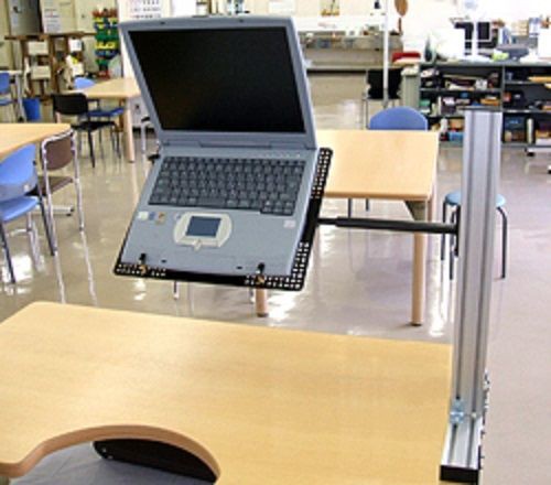 視線入力で使うノートパソコンやディスプレイを固定するツール【アシ