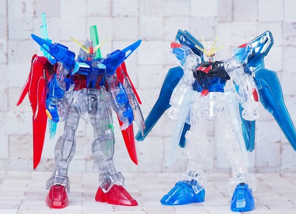 1/144 デスティニーガンダム & ストライクフリーダムガンダム クリア