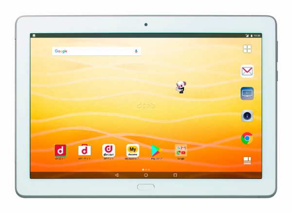 NTTドコモ、シリーズ初の防水やPREMIUM 4Gに対応した10インチAndroid