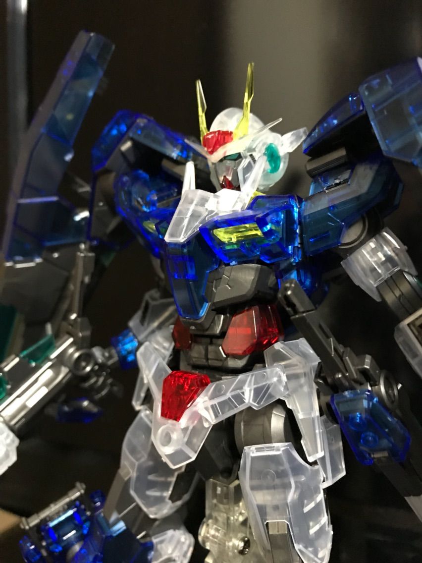 ガンプラexpo限定 MG ダブルオーガンダム セブンソード クリアカラー