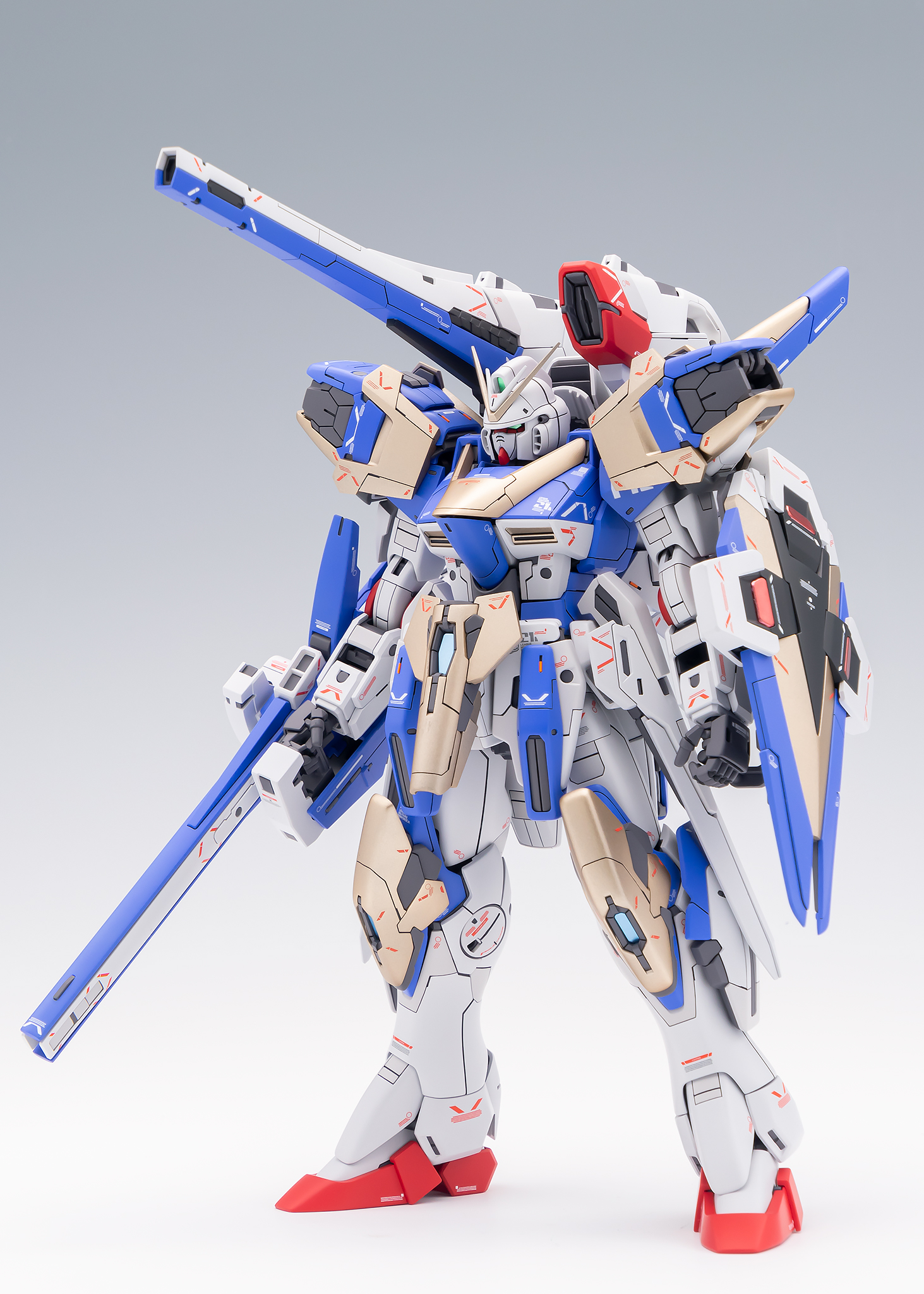 MG V2アサルトバスターガンダムVer.Ka（月刊ホビージャパン掲載作例