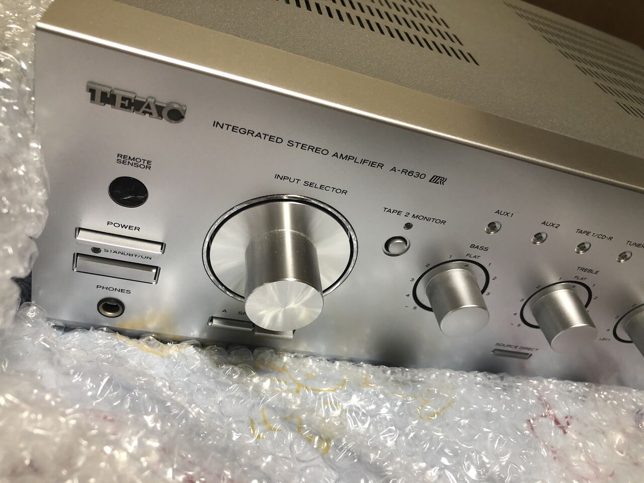 TEAC A-R630 プリメインアンプが届いた : まいまいオーディオ Blog