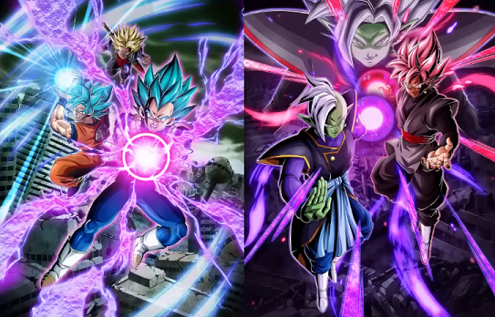 ドッカンバトル 新LR『SSGSS孫悟空+SSGSSベジータ／ゴクウブラック(SS