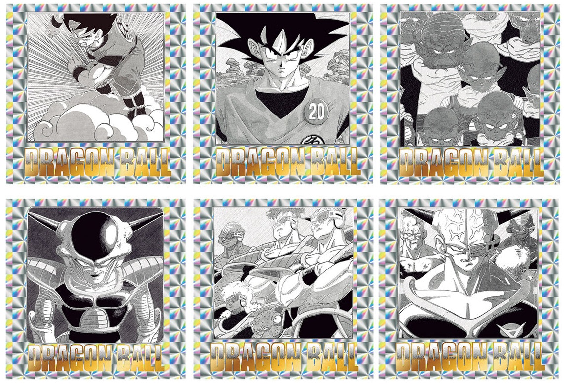 ドラゴンボール40周年記念 オリジナルイラストレーション シール