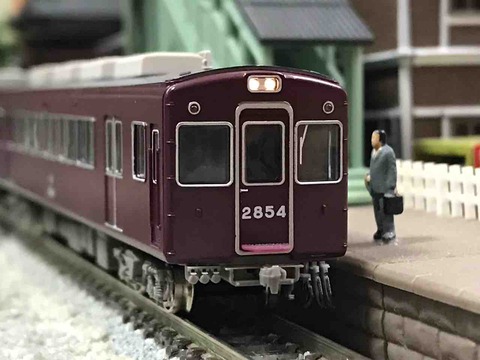 GREENMAX 阪急2800系 2814編成 冷房車 入線 : なみとの風