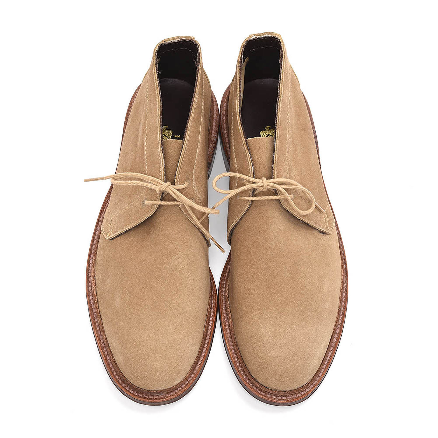 柔らかな履き味】オールデン 1494 アンラインドチャッカ スエード TAN