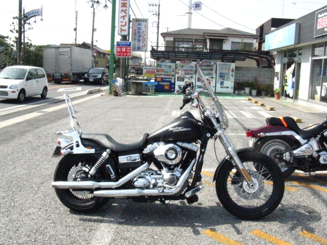 2009年式FXDB リアをローダウンしました!! : HarleyDavidsonパーツ