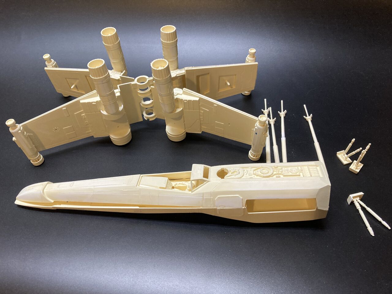 スター・ウォーズ】mpc製 旧キット 1/48「X-ウィング・スター