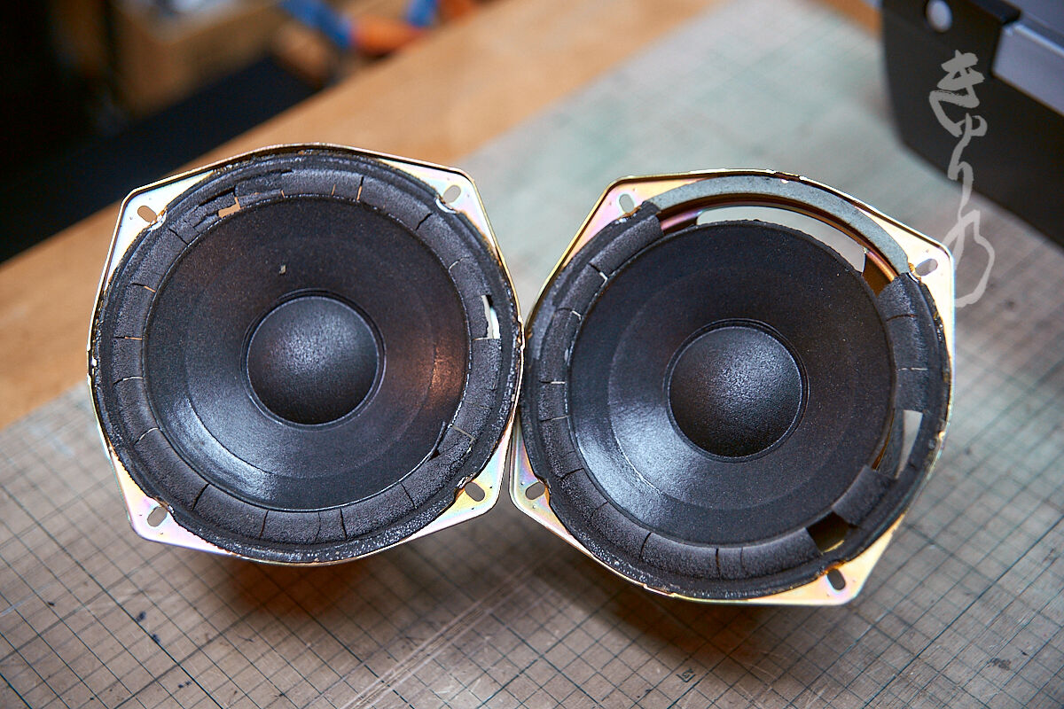 onkyo D-202Aエッジ交換 : 我楽音 響のCUT&TRY