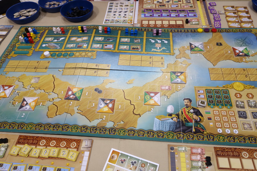 ボードゲーム ニッポン 明治維新 (NIPPON) リプレイ 前編 : ある元心理