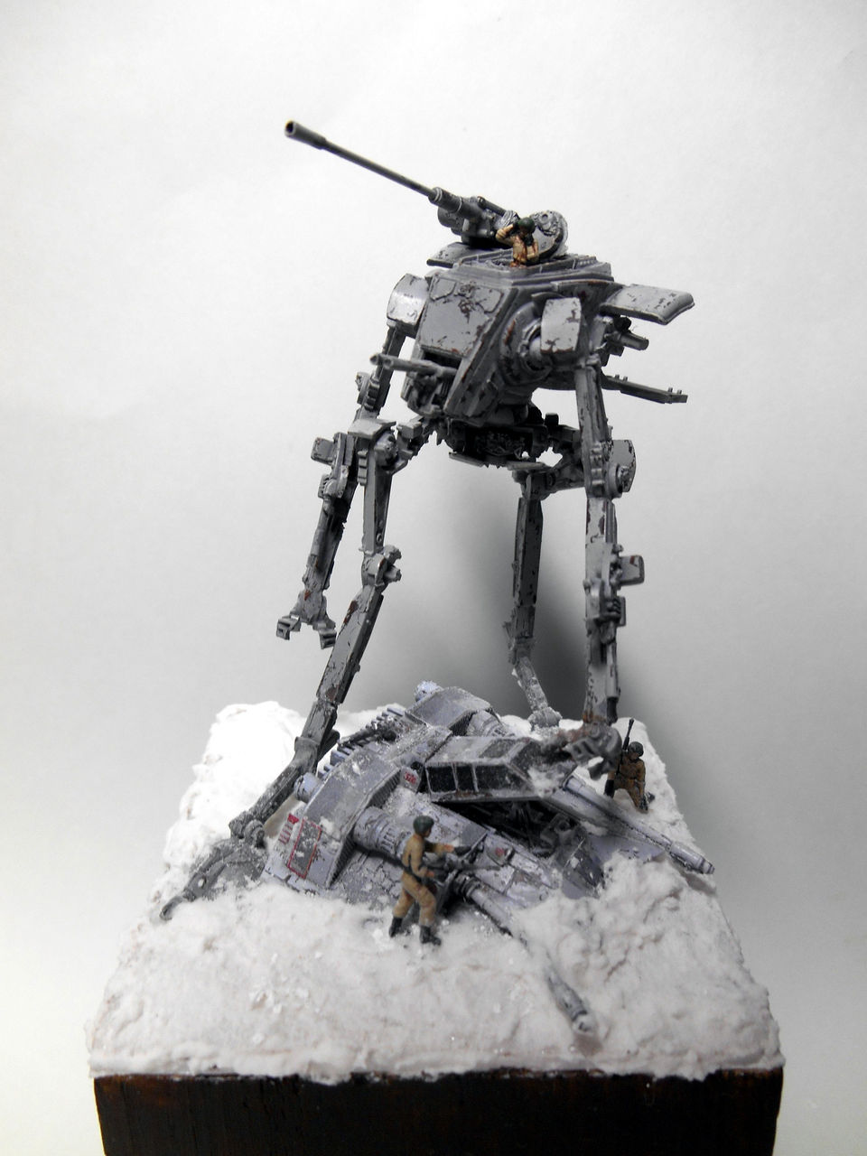 スター・ウォーズ ジオラマ 腕付AT-STを作る⑨（完成編） : 模型制作