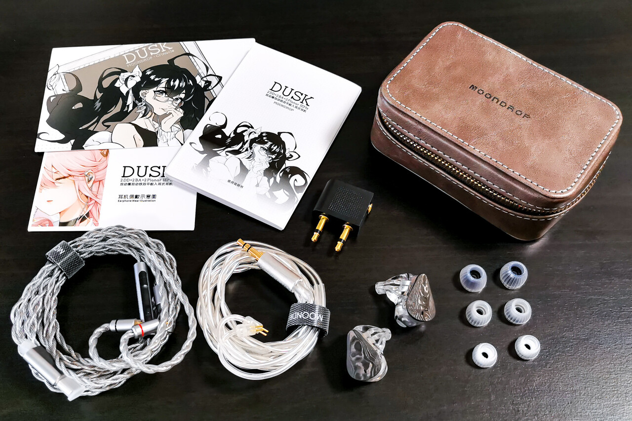 棚からレビュー】 「MOONDROP x Crinacle DUSK」 クールな外観に2DD+