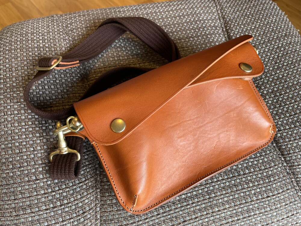 ビアベリー DOUBLE FLAPS S クラッチバッグをクロモリロードで試して