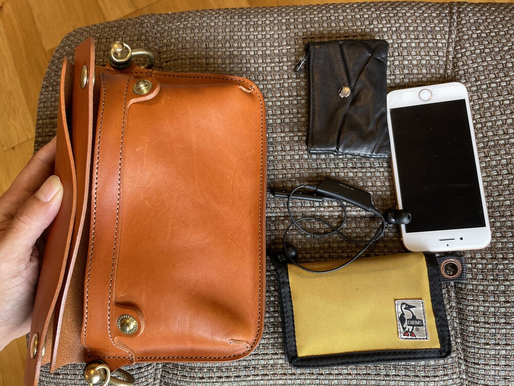 ビアベリー DOUBLE FLAPS S クラッチバッグをクロモリロードで試して