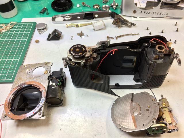 カメラ修理 OLYMPUS PEN-FT オリンパスペンFT : カメラ修理工房日記