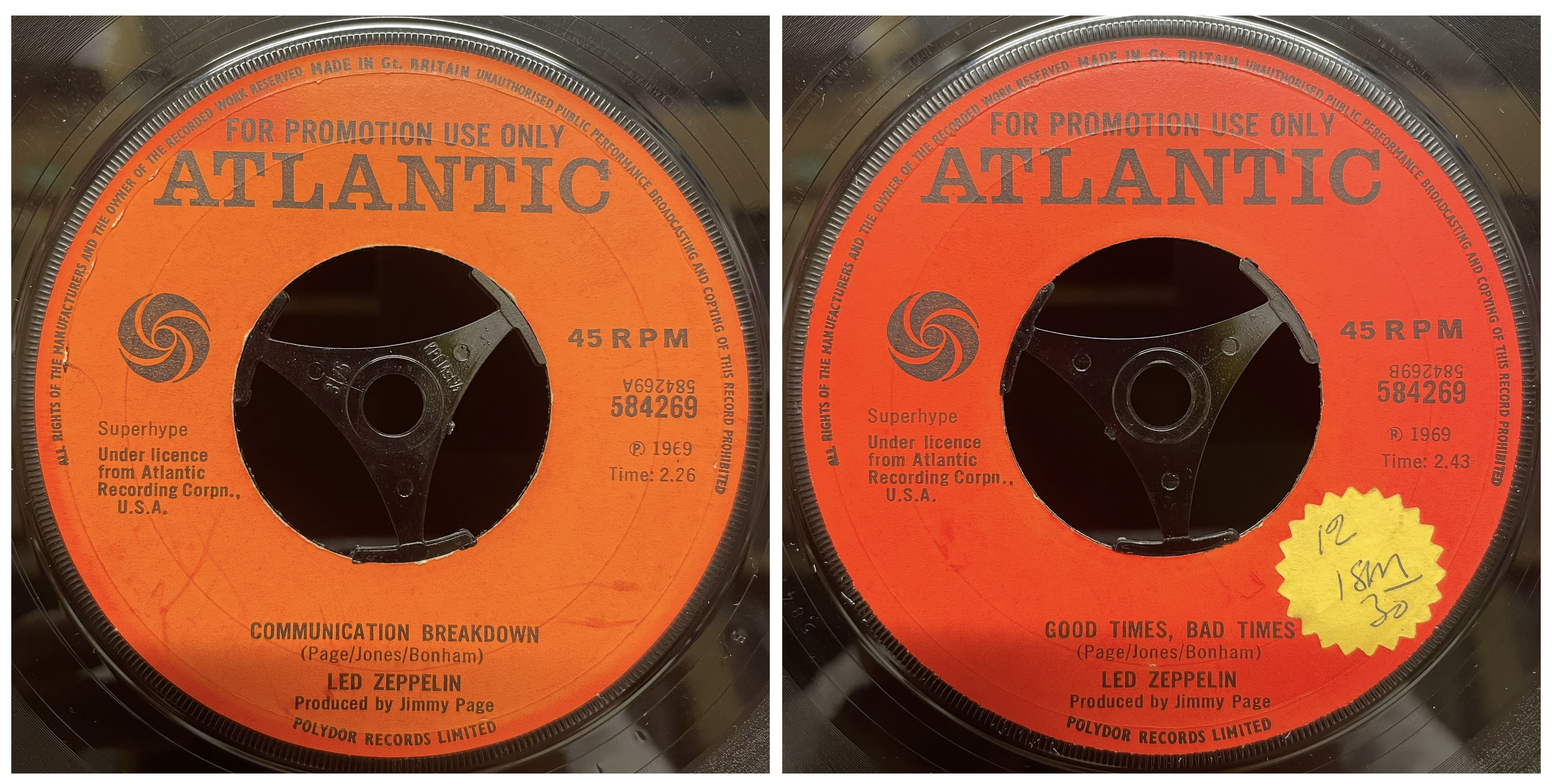 □8/23(土)「ロック 7inchシングル廃盤セール 」通販ボタン付きで価格