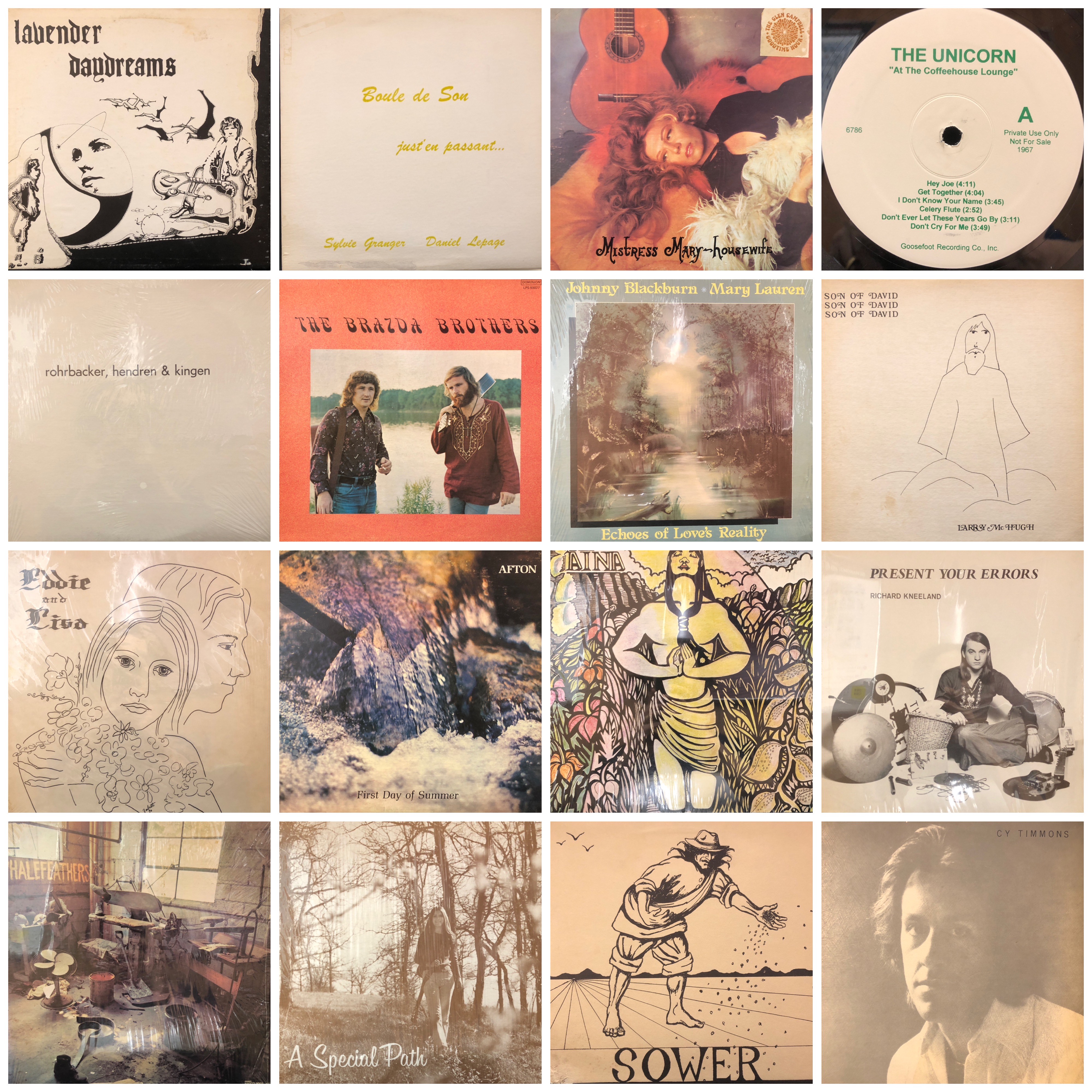 □12/27(土)「サイケデリック/フォーク廃盤レコードセール」～アメリカ