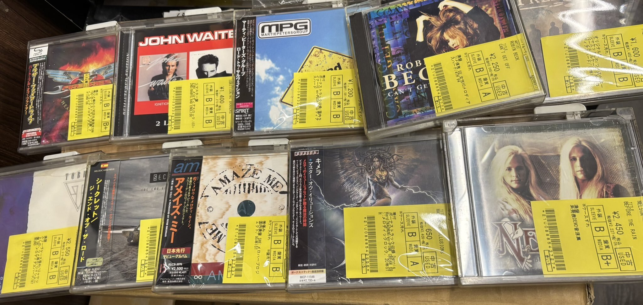 メロディアス・ハードの新着中古CDのリストを公開！<3/4(火)~3/7(金