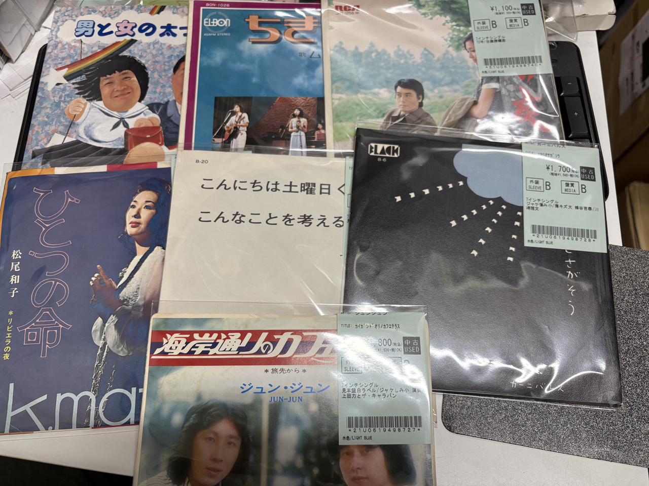 4/19(土)新着中古7インチレコード250枚オーバー補充いたしました