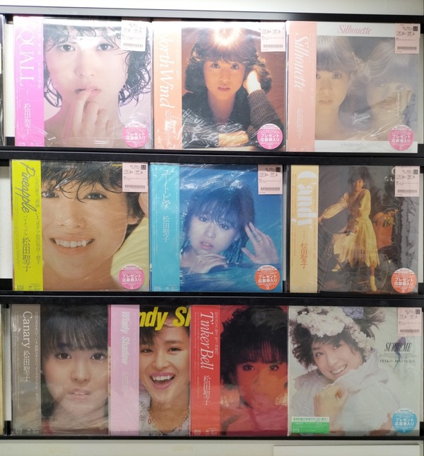中古情報】松田聖子紙ジャケLPサイズ復刻盤各種入荷しました