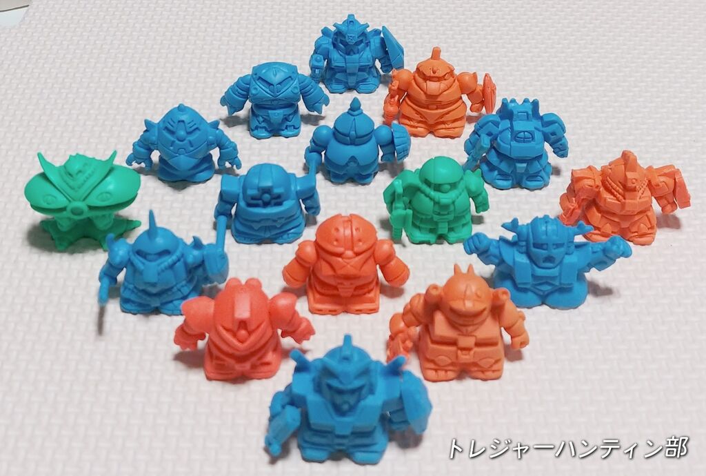 マーク1～10 整理整頓&所持確認日記 SDガンダム ガン消し 消しゴム