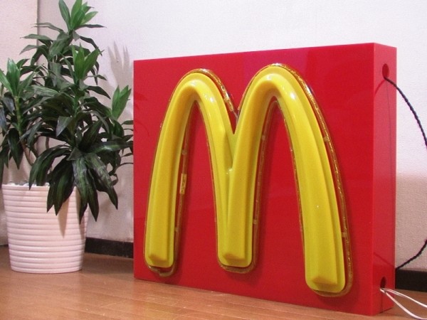 ヴィンテージ McDonald/マクドナルド ネオン サイン 看板 照明 電飾