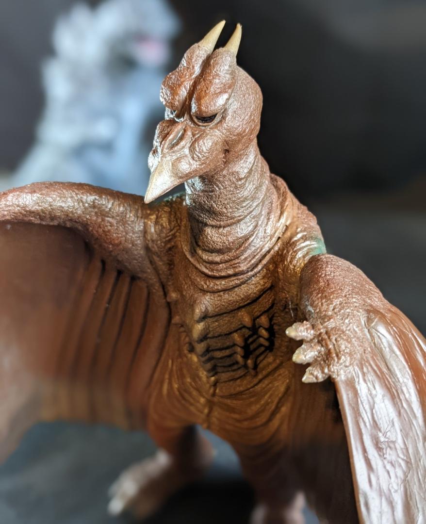 ラドン二代目（マルサン）電撃怪獣大作戦ソフビフィギュア未開封