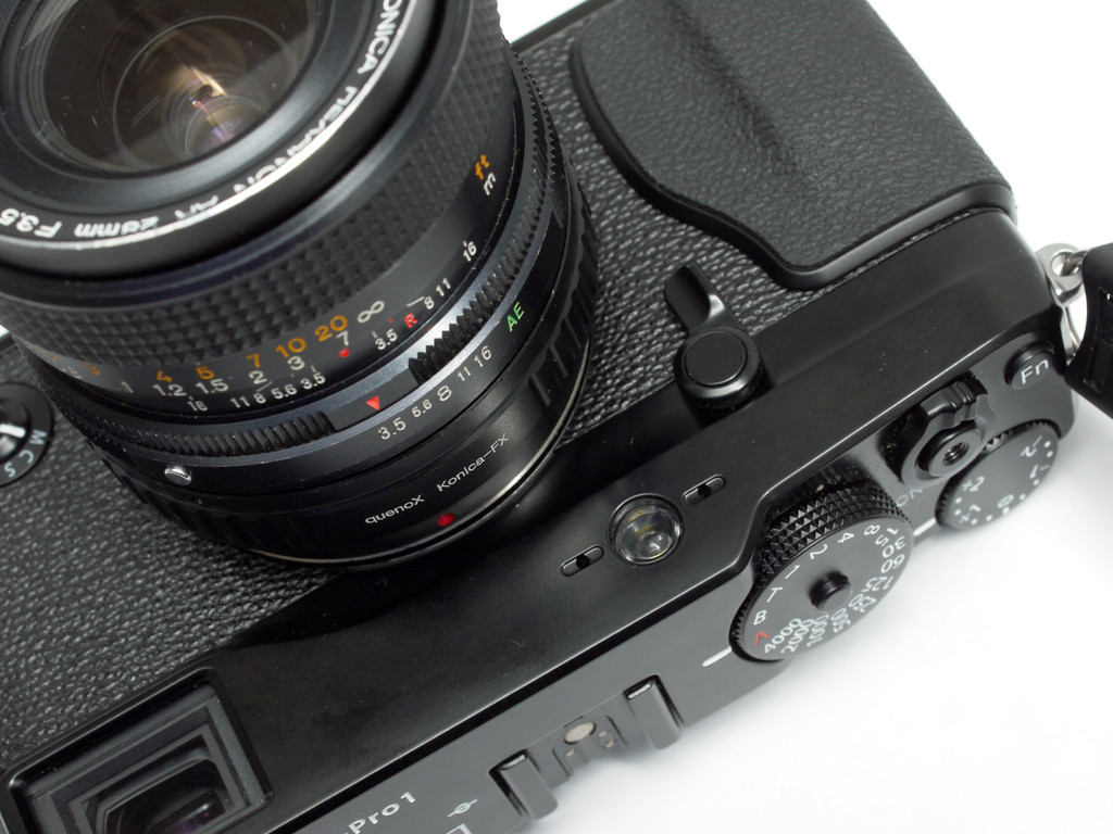 コニカARマウントのレンズ フジXマウント用マウントアダプター : muk