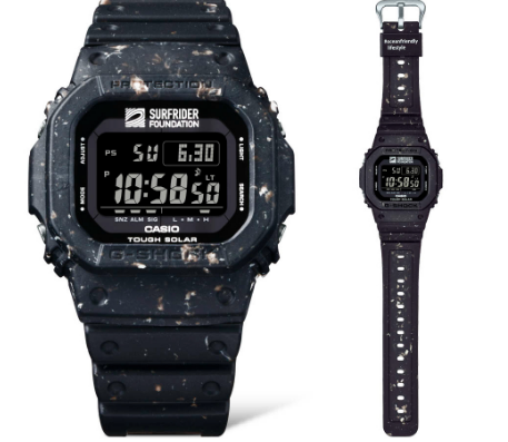 G-5600SRF」、正式発表！廃プラスチックをリサイクルして外装に使用