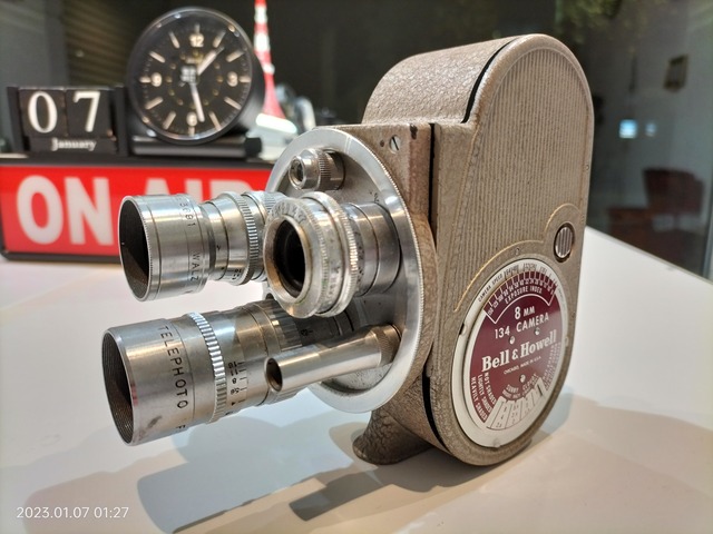 1939/昭和14/Bell＆Howell/Filmo 134T/Double8/ダブル8/3本ターレット