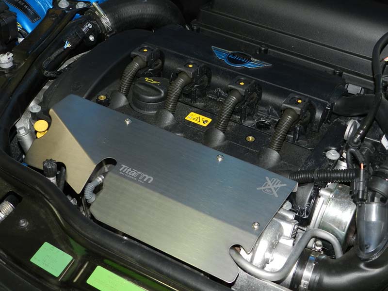 MINI R56 JCW × Titanium Turbo Heat Shield by マツモト : イシカワ