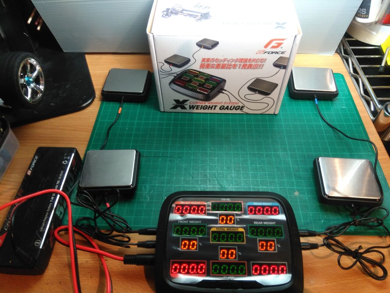 ウェイト測定 GFORCE:X WEIGHT GAUGE : つねきちのRCblog