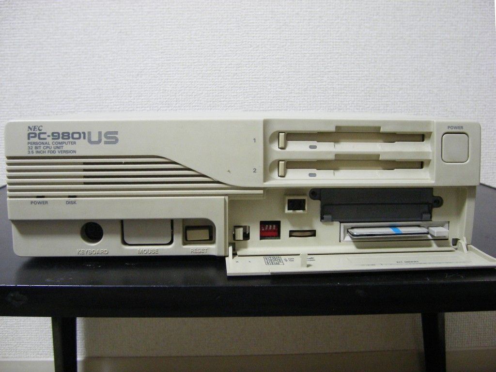 PC-9801US その1＜概要＞ : ここだけ時代が20年ほどずれているブログ2.5