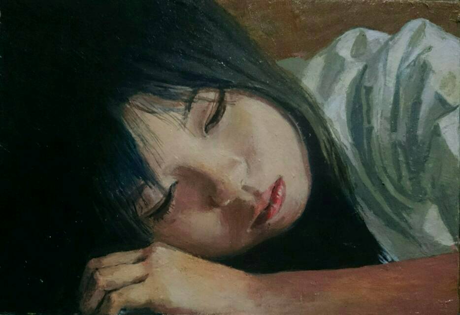 油絵の制作過程(Ⅰ)人物画 : ART de 余生予後〜闘病余話〜