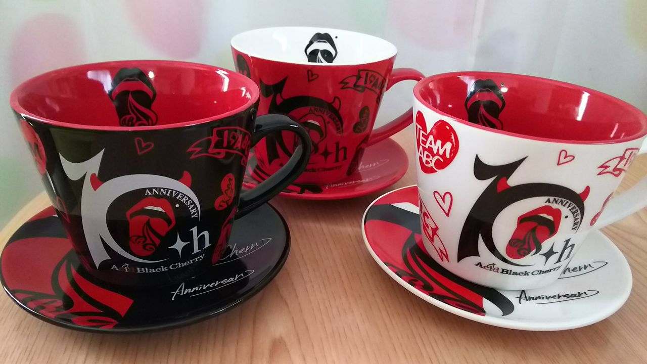 Acid Black Cherry 10th Anniversary GOODS マグカップ&プレートセット