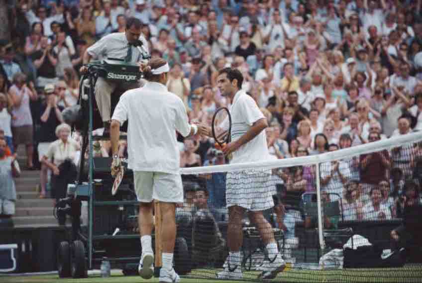 プレーバック 2001 ウィンブルドン 4回戦 フェデラーvsサンプラス