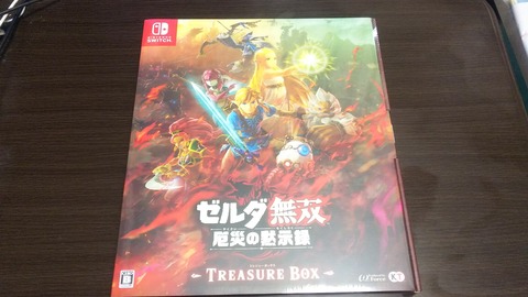 雑談】ゼルダ無双 厄災の黙示録 トレジャーBOX届いてた！ : ゲームをし