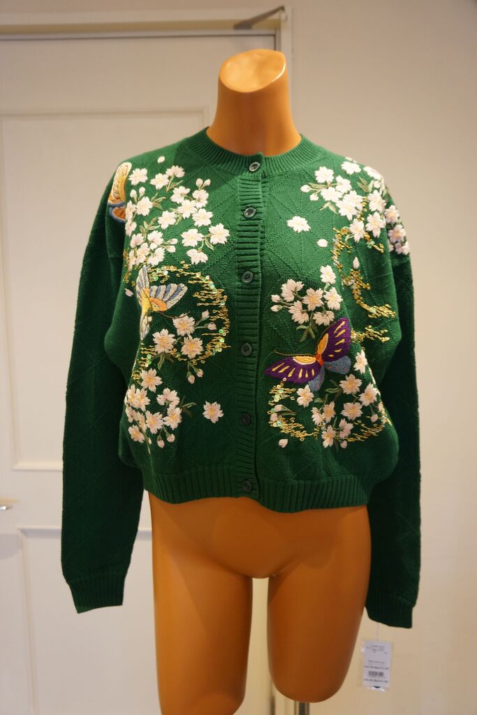 KEITAMARUYAMA（ケイタマルヤマ) 桜＆蝶ニットカーディガン : mode