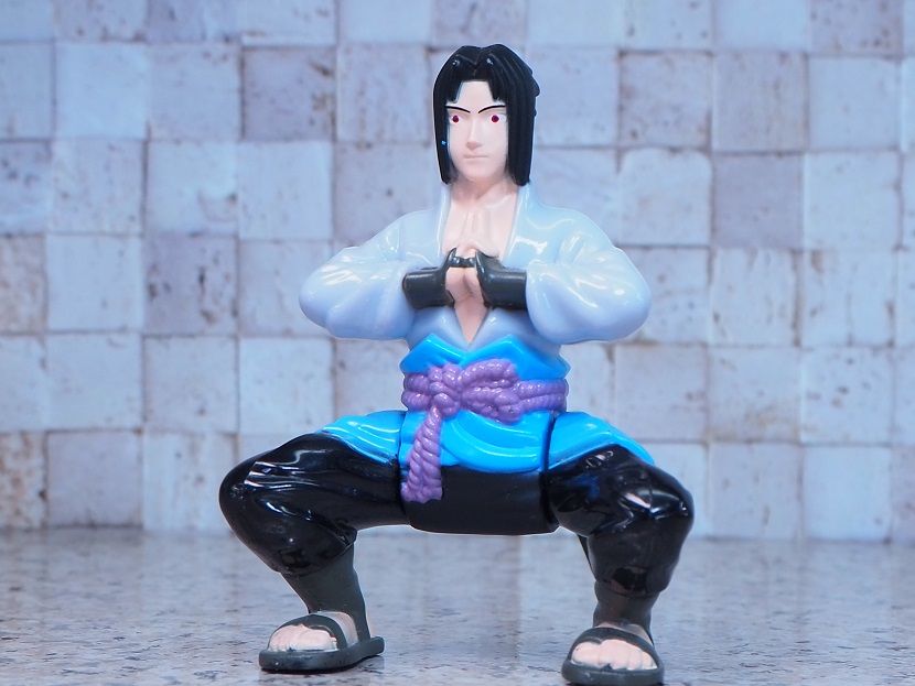 ハッピーセット うちはサスケ チャクラ宙返り レビュー : おもちゃの巣