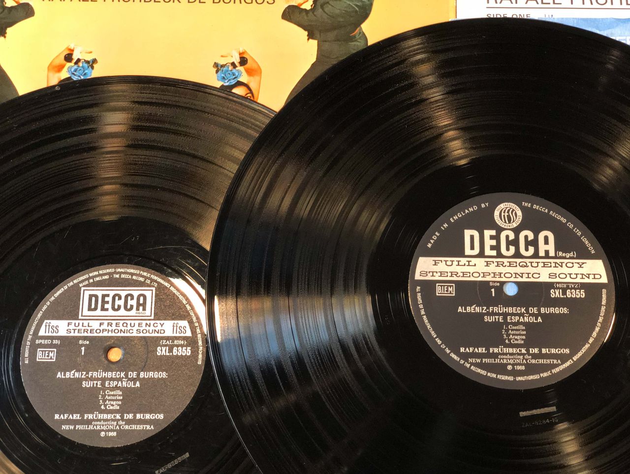 DECCA名盤「デ＝ブルゴス指揮アルベニス・スペイン組曲」(1968)の初期