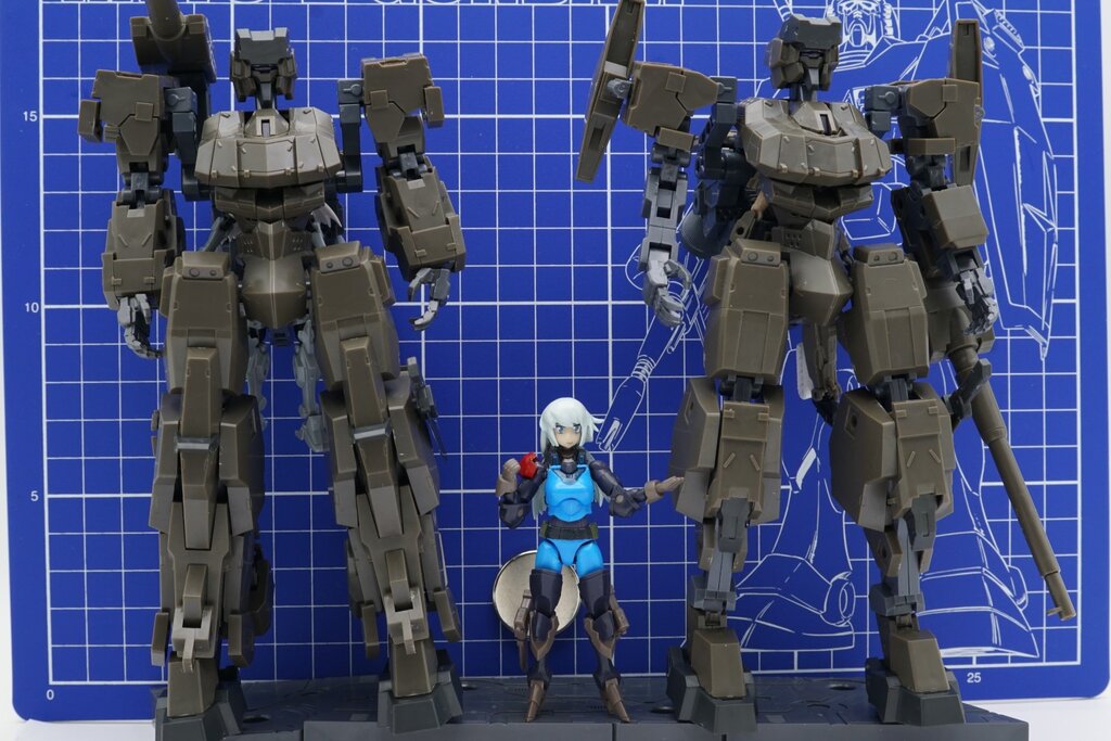 フレームアームズ・ガール ハンドスケール 迅雷アーマー 轟雷アーマー