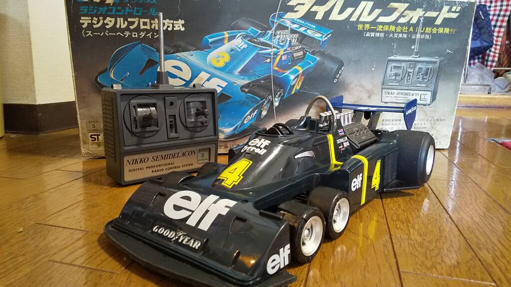 1970年代後半【NIKKO セミデラコン 1/10 タイレルフォード】人気の6輪F