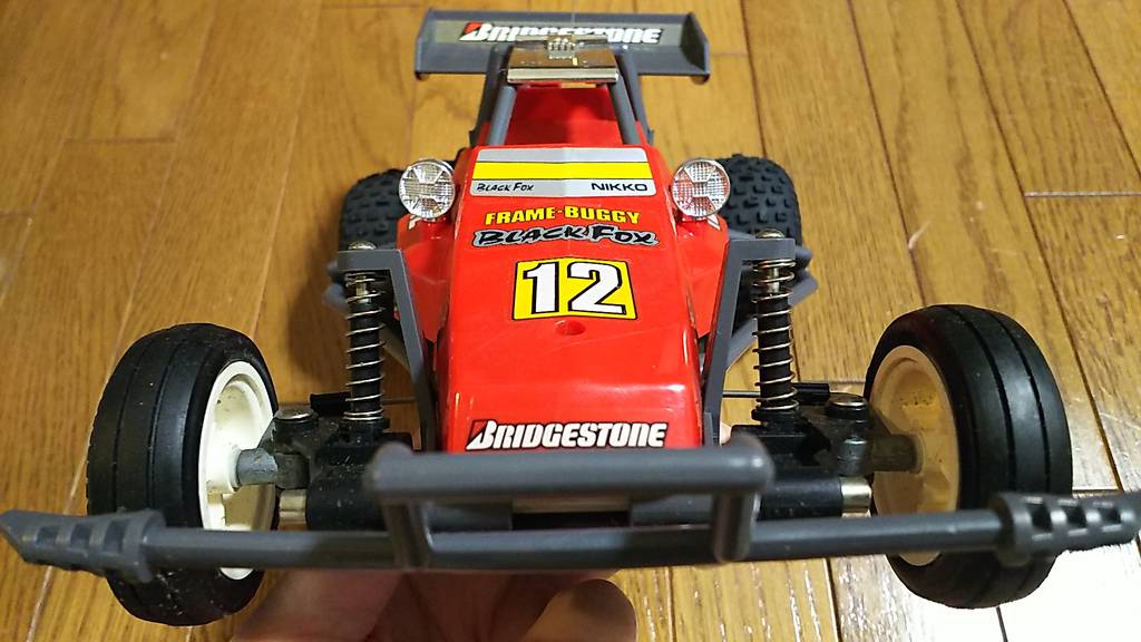 1985年【NIKKO 1/14フレームバギーブラックフォックス(赤)】問題なく